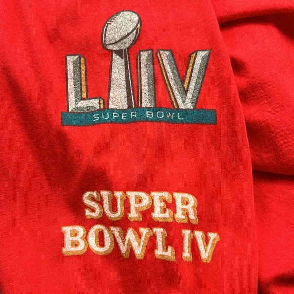 Kansas City NFL Super Bowl Champions IV - LIV long sleeve Tshirt - Picture 6 of 7